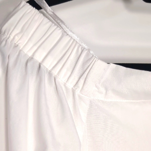 Free People | Off The Shoulder Cotton White Blouse Minimalist Size S - Picture 5 of 7